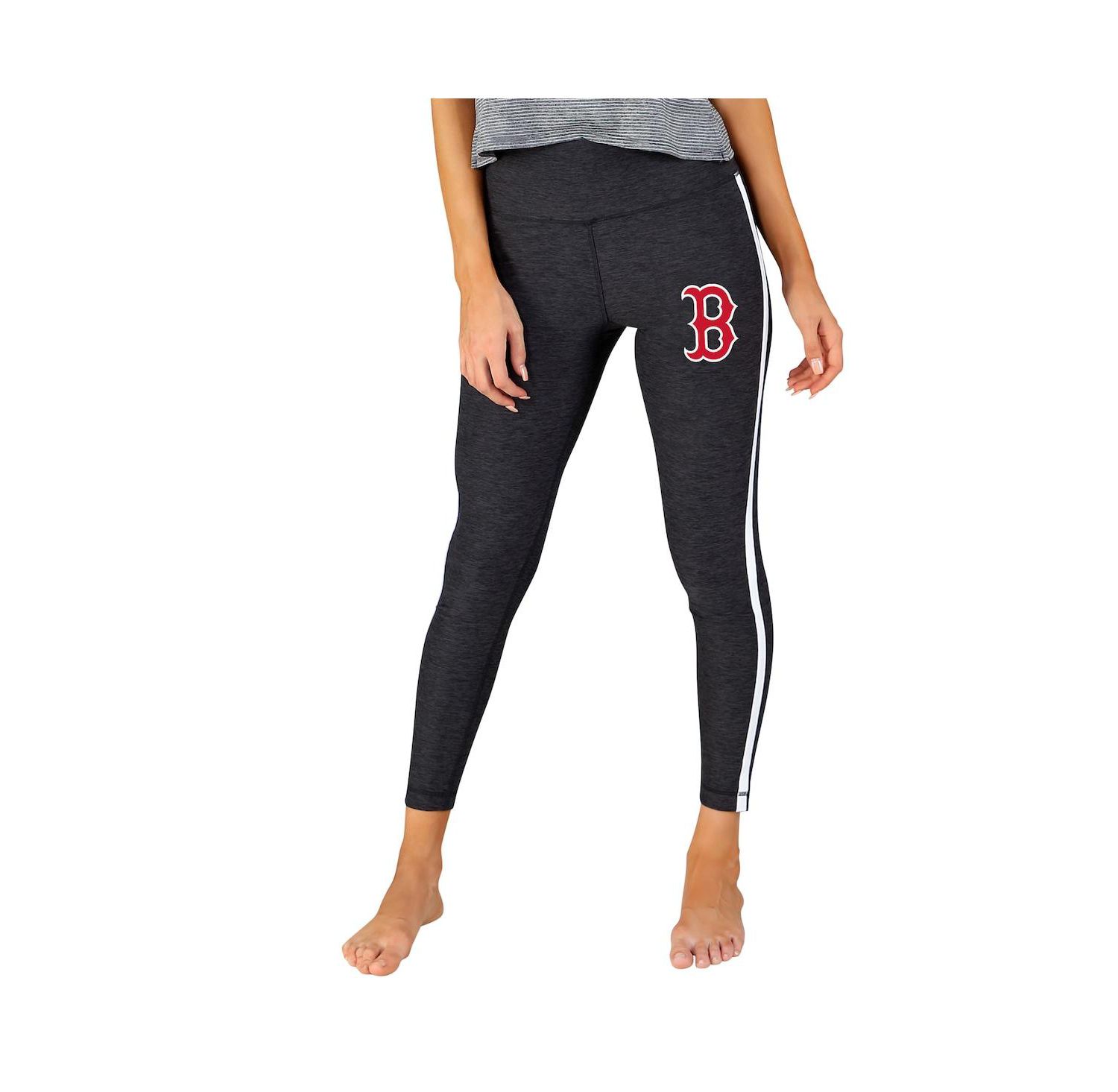 Women's Charcoal/White Boston Red Sox Centerline Knit Leggings