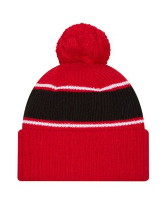 Men's Red Cincinnati Bearcats Bold Cuffed Knit Hat with Pom