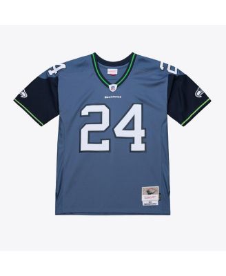 Men's Marshawn Lynch Blue Seattle Seahawks 2010 Legacy Throwback Replica Jersey