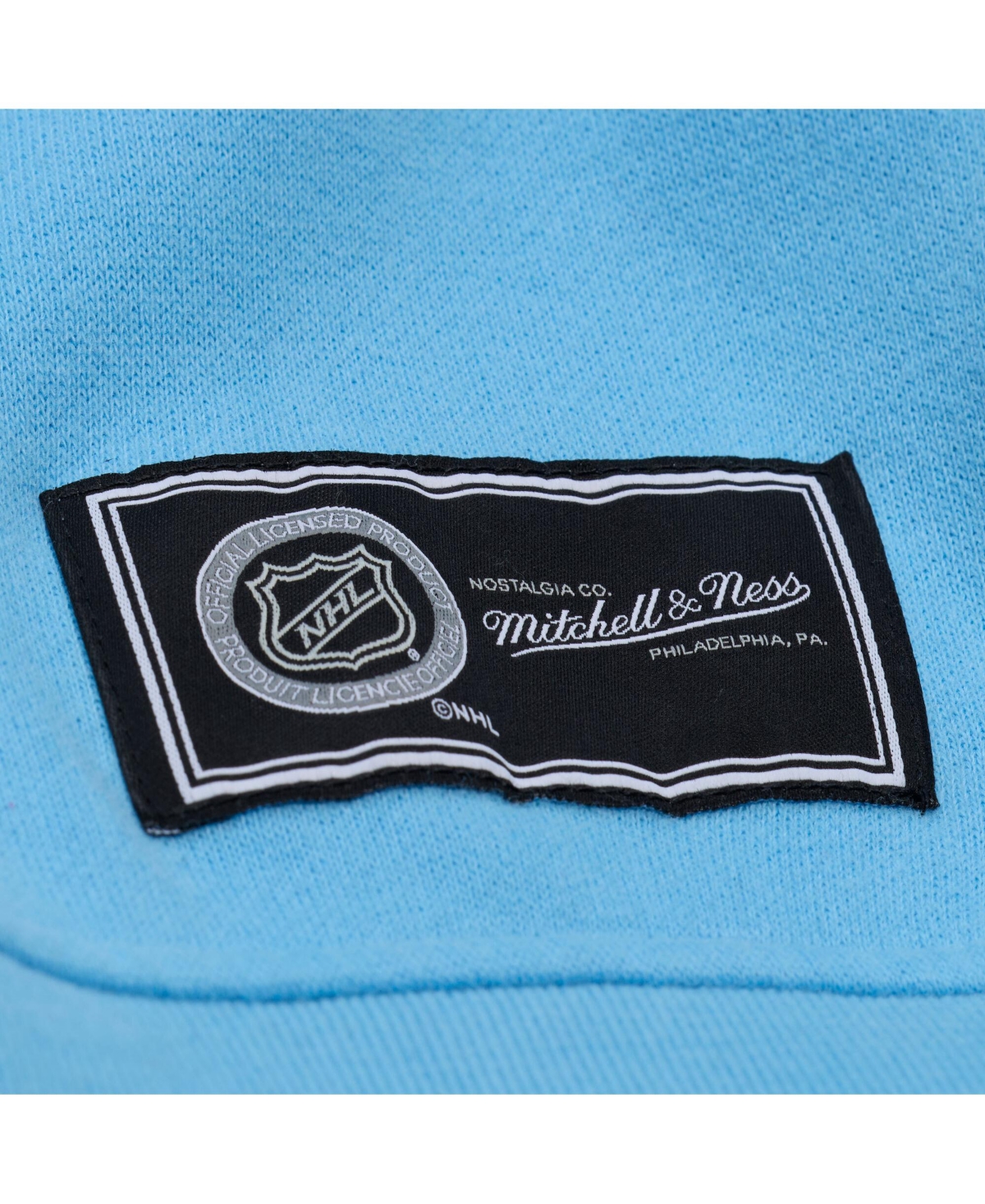 Mitchell & Ness Women's Blue Utah Mammoth Crewneck Sweatshirt