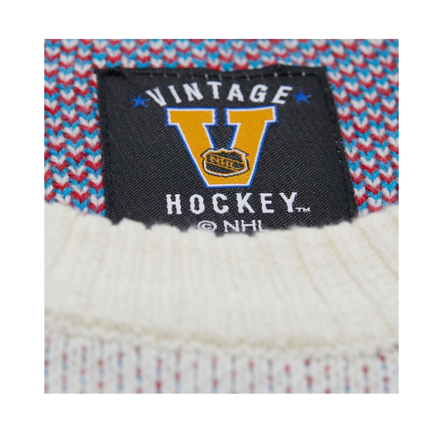 Men's Cream New York Rangers Centennial Retro Logo Sweater
