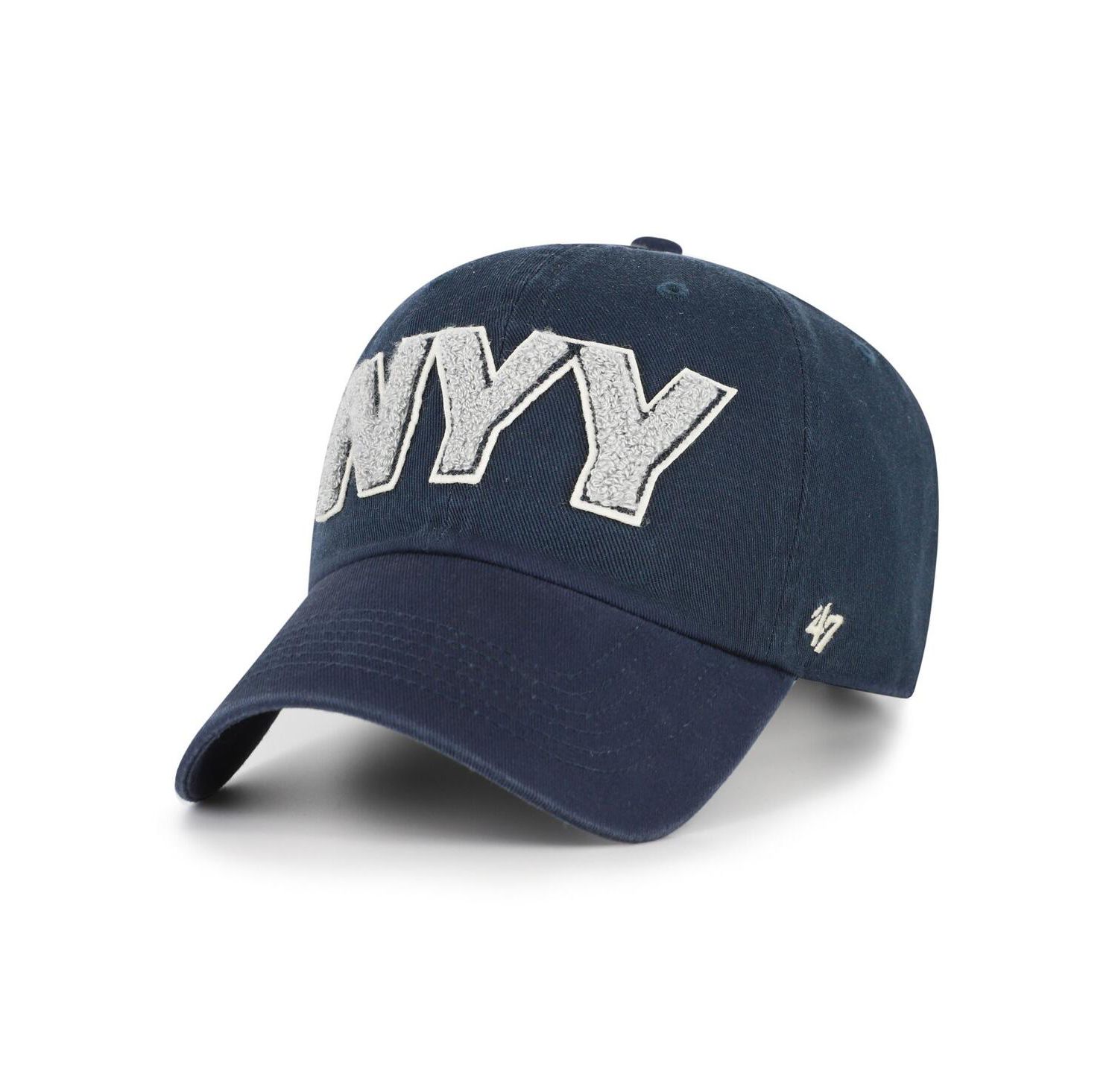 Women's Navy New York Yankees Zoey Clean Up Adjustable Hat