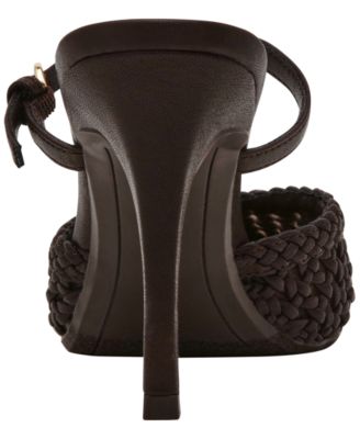 Women's Geanie Woven Pointed Toe Heeled Pumps