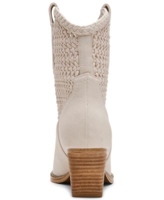 Women's Alessia Woven Pull-On Cowboy Western Booties