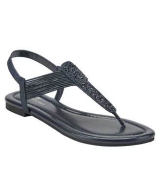 Women's Kayte Embellished T-Strap Flat Sandals