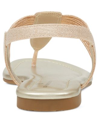 Women's Kayte Embellished T-Strap Flat Sandals