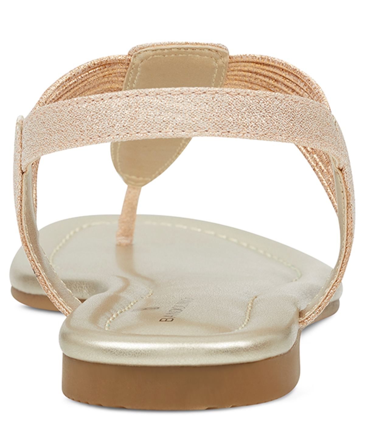 Bandolino Women's Kayte Embellished T Strap Flat Sandals