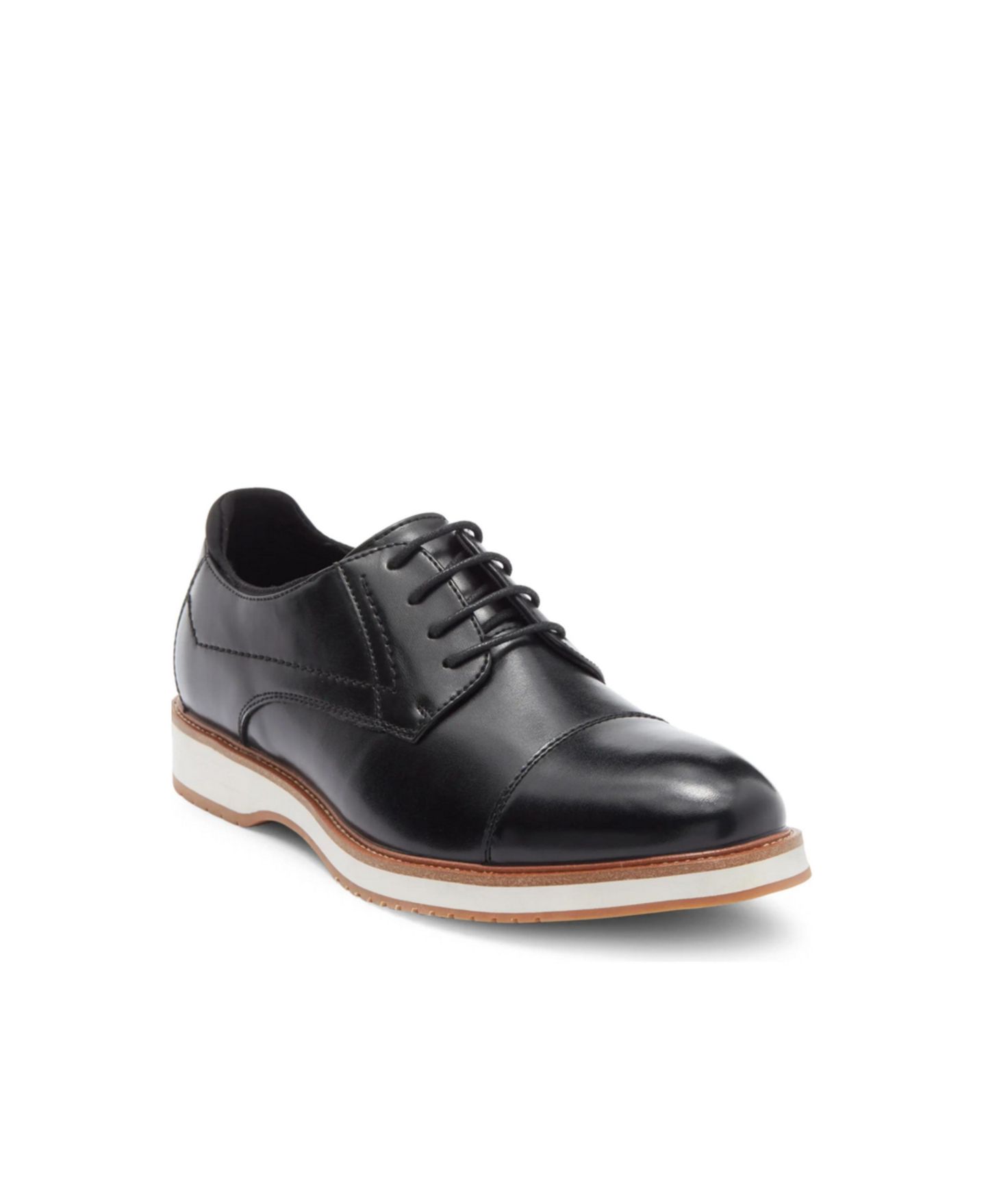 Обувь RUSH Gordon Rush Men's Lace Up Cap Toe Hybrid, цвет: Чёрный — фото 1