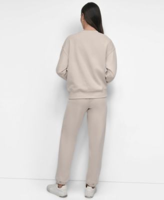 Women's Tonal Logo Patch Crewneck Sweatshirt