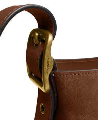 Bleecker Small Suede Bucket Bag 21