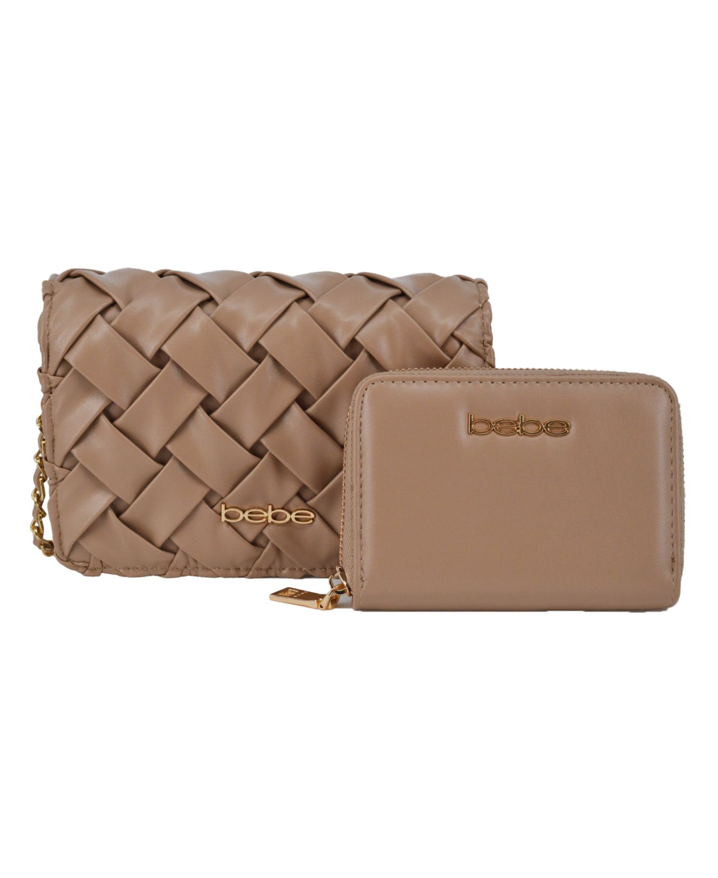 Женская сумка Bebe Luca Mini Crossbody Bag with Wallet, цвет: Бежевый — фото 1