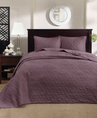 Quebec Quilted 3-Pc. Bedspread Set, Queen