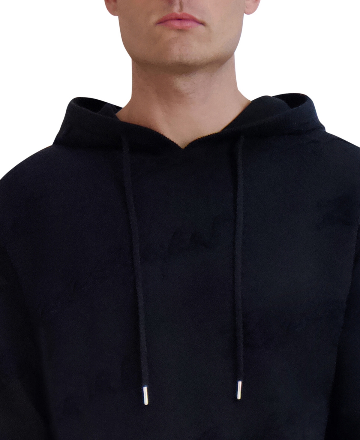 Karl Lagerfeld Men's Regular-fit Hoodie Sweater In Black