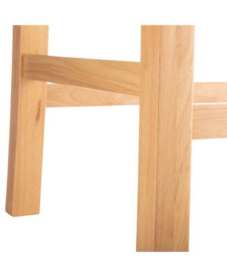 24" Wood Newport Counter Height Bar Stool