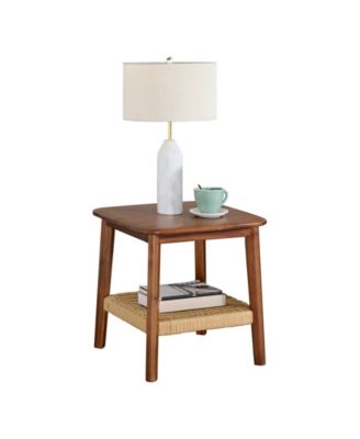 20" Acacia Wood Calais Side Table