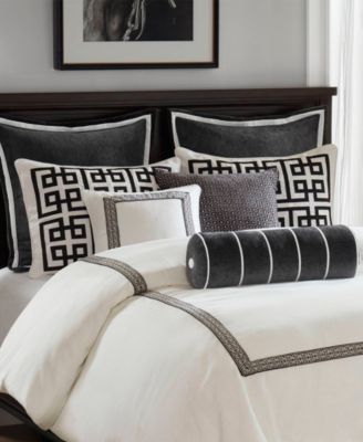 Jarvis Embroidery 8-Pc. Comforter Set, Queen