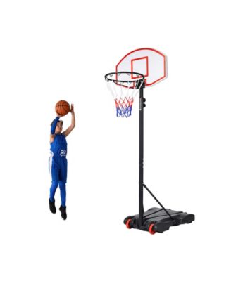 Adjustable Basketball Hoop System Stand with Wheels