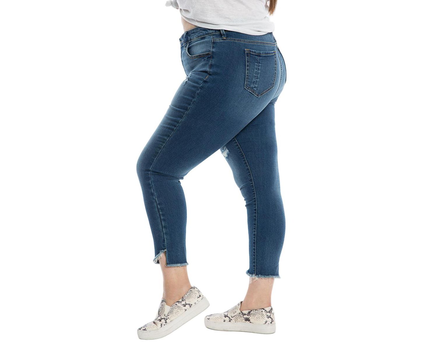 Women's Denim High Rise Ankle Skinny Jeans