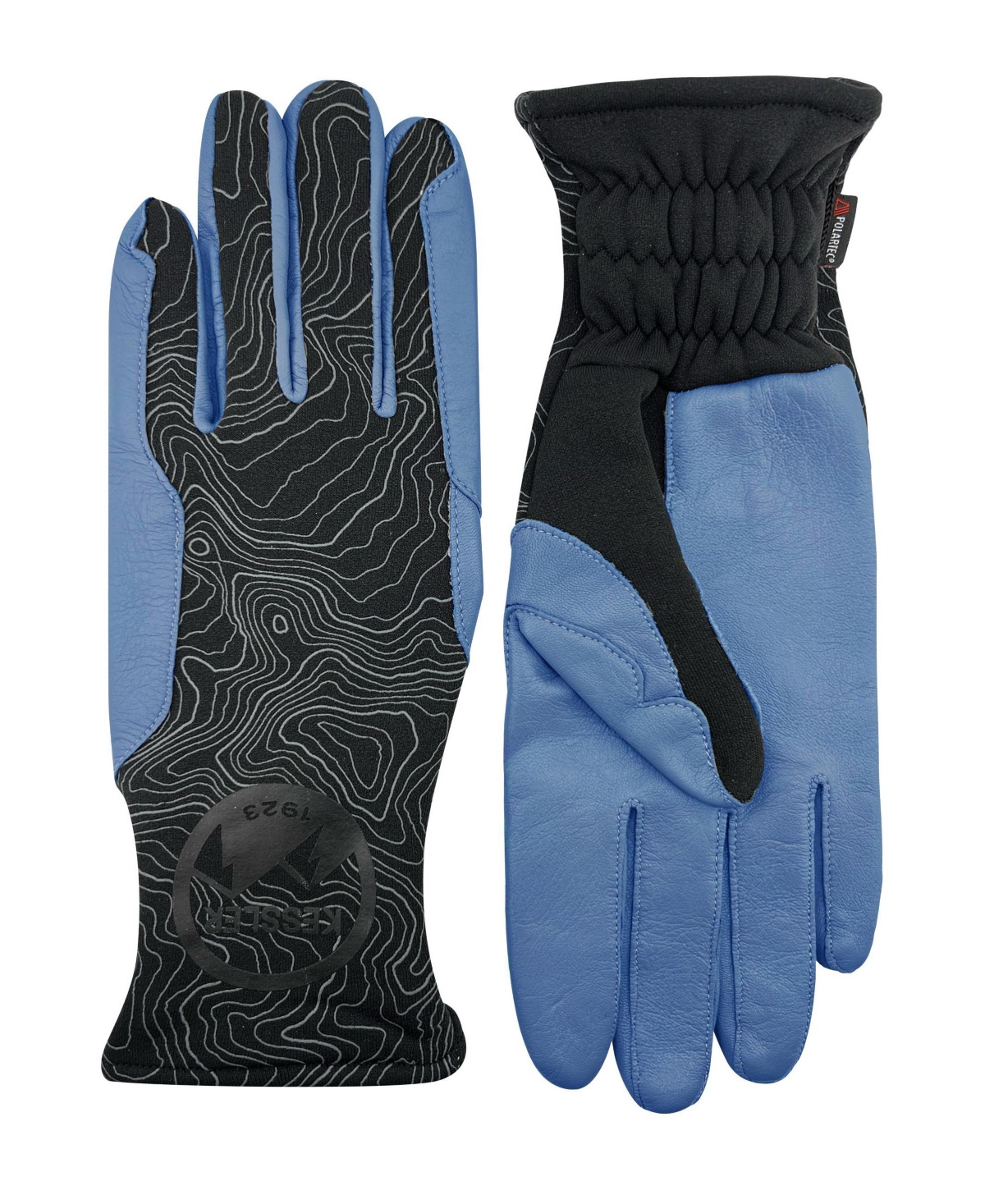 Kessler Women s Mattila – Casual Softshell Gloves with Leather Palm & Touchscreen Function