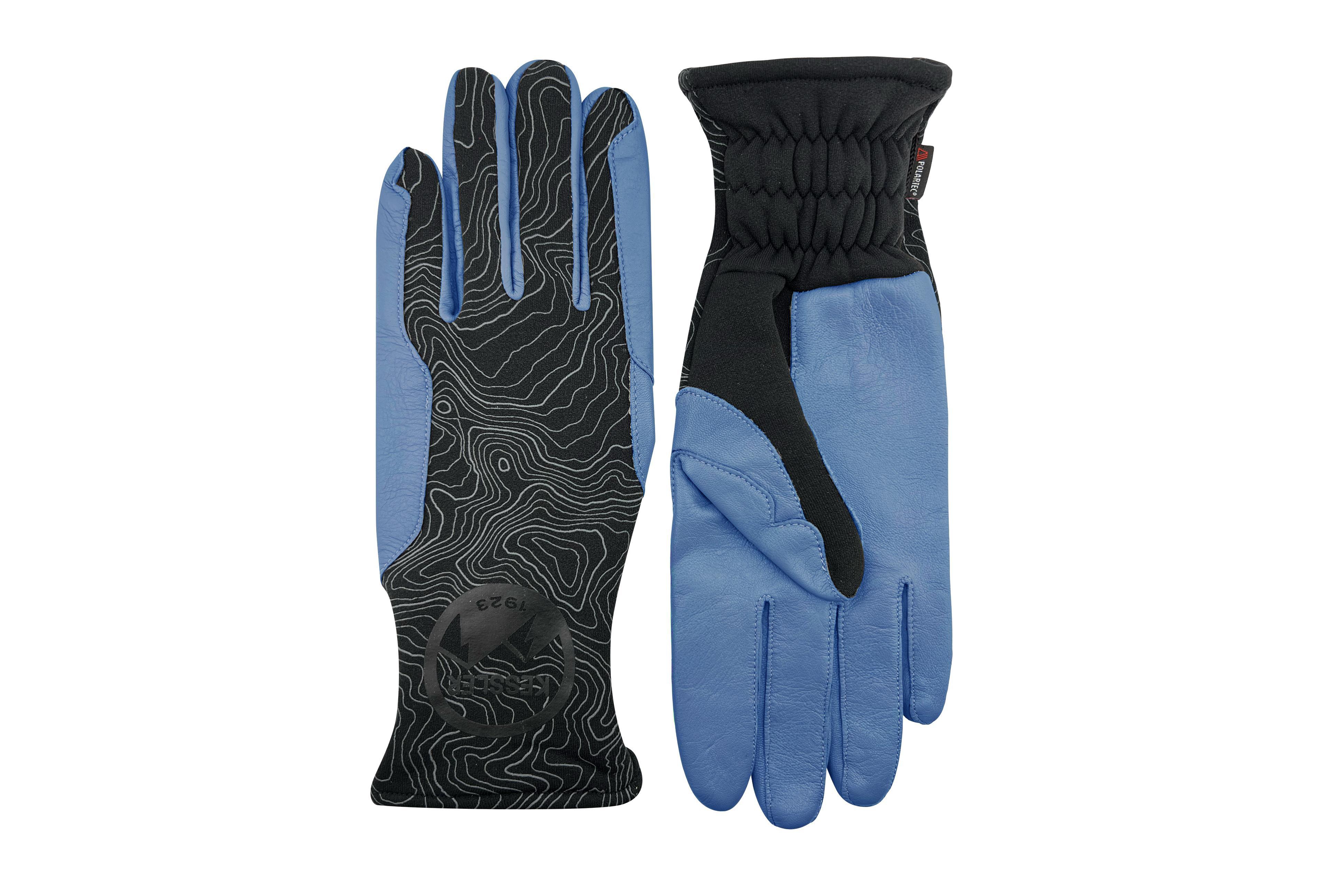Kessler Women s Mattila - Casual Softshell Gloves with Leather Palm & Touchscreen Function