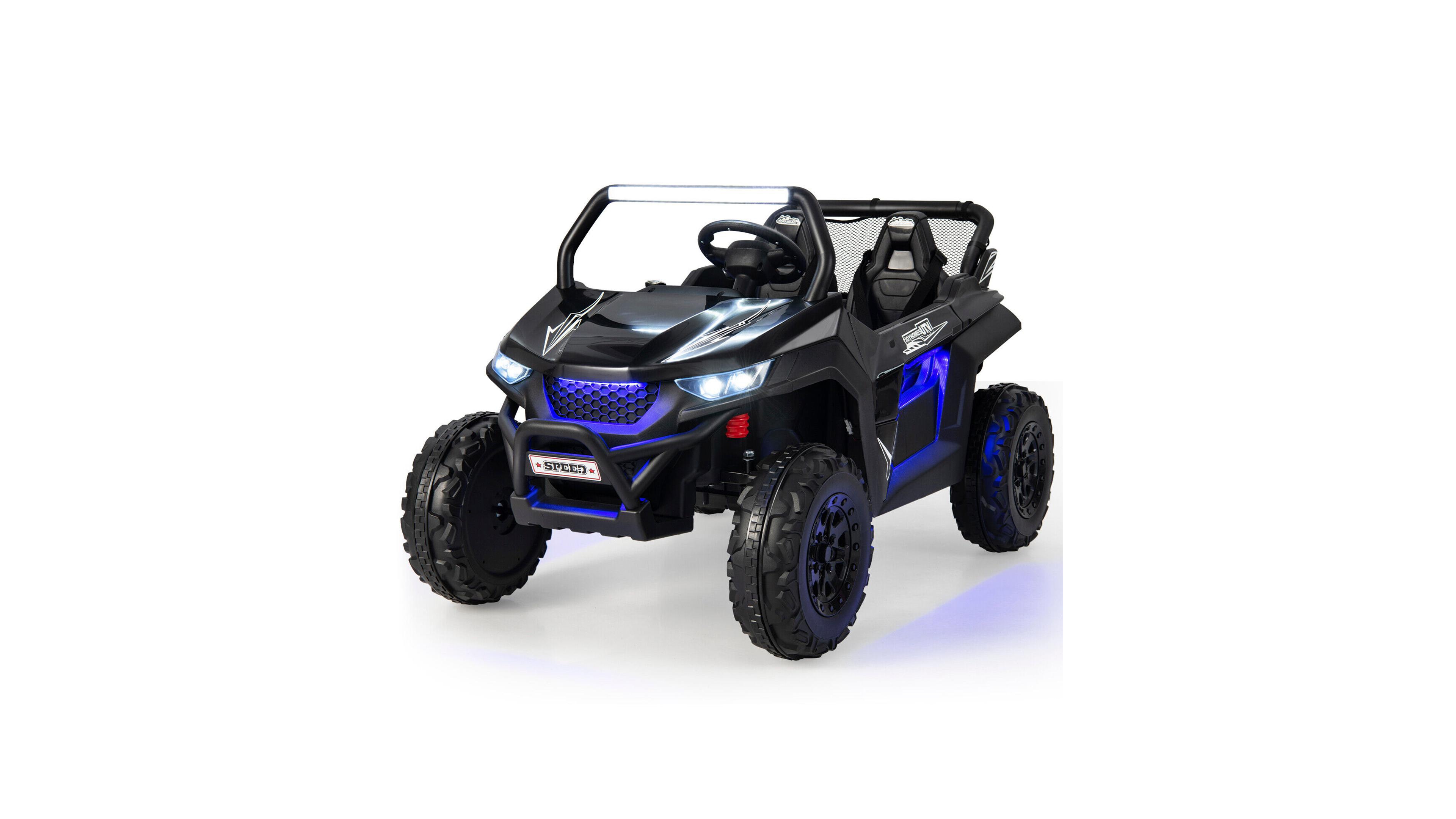 Sugift 12V 2-Seater Soft-Start Remote-Control Kids Ride-On Utv, 130 lbs, Ages 3-8