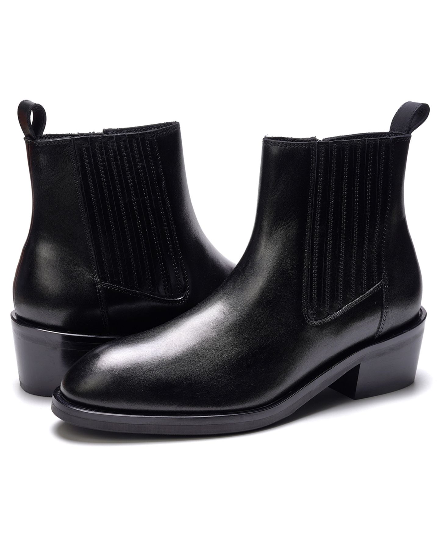 Мужские ботинки A. Veer Beckett Slip-On Chelsea, цвет: Чёрный — фото 5
