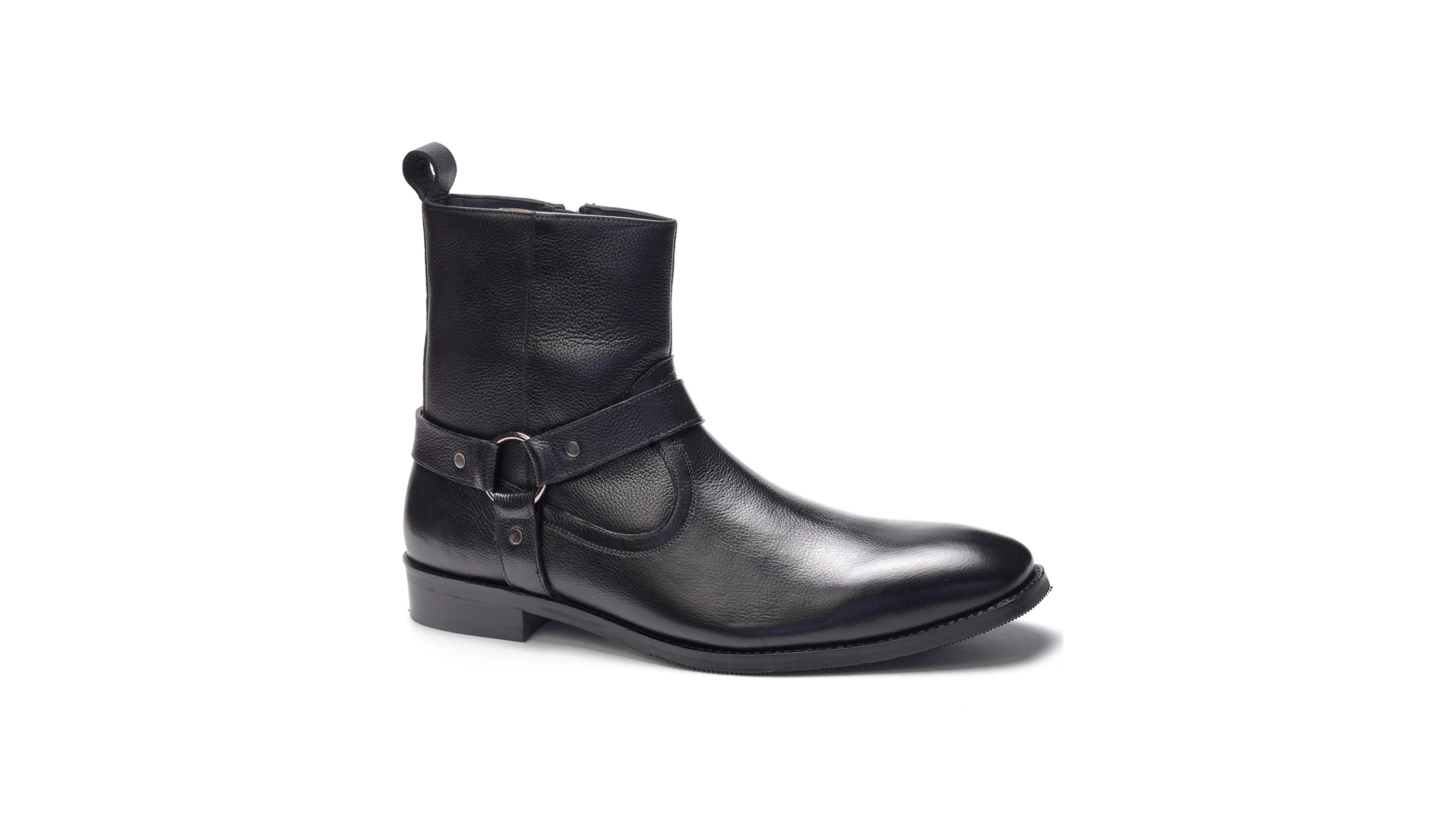 Anthony Veer Men's Westin Side Zipper Harness Boots