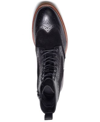 Men's Langston Wingtip Lace-Up Boots