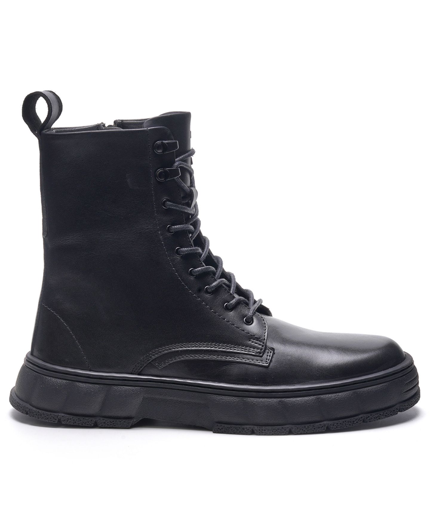 Мужские ботинки A. Veer Bastion Lace-Up Ankle, цвет: Чёрный — фото 2