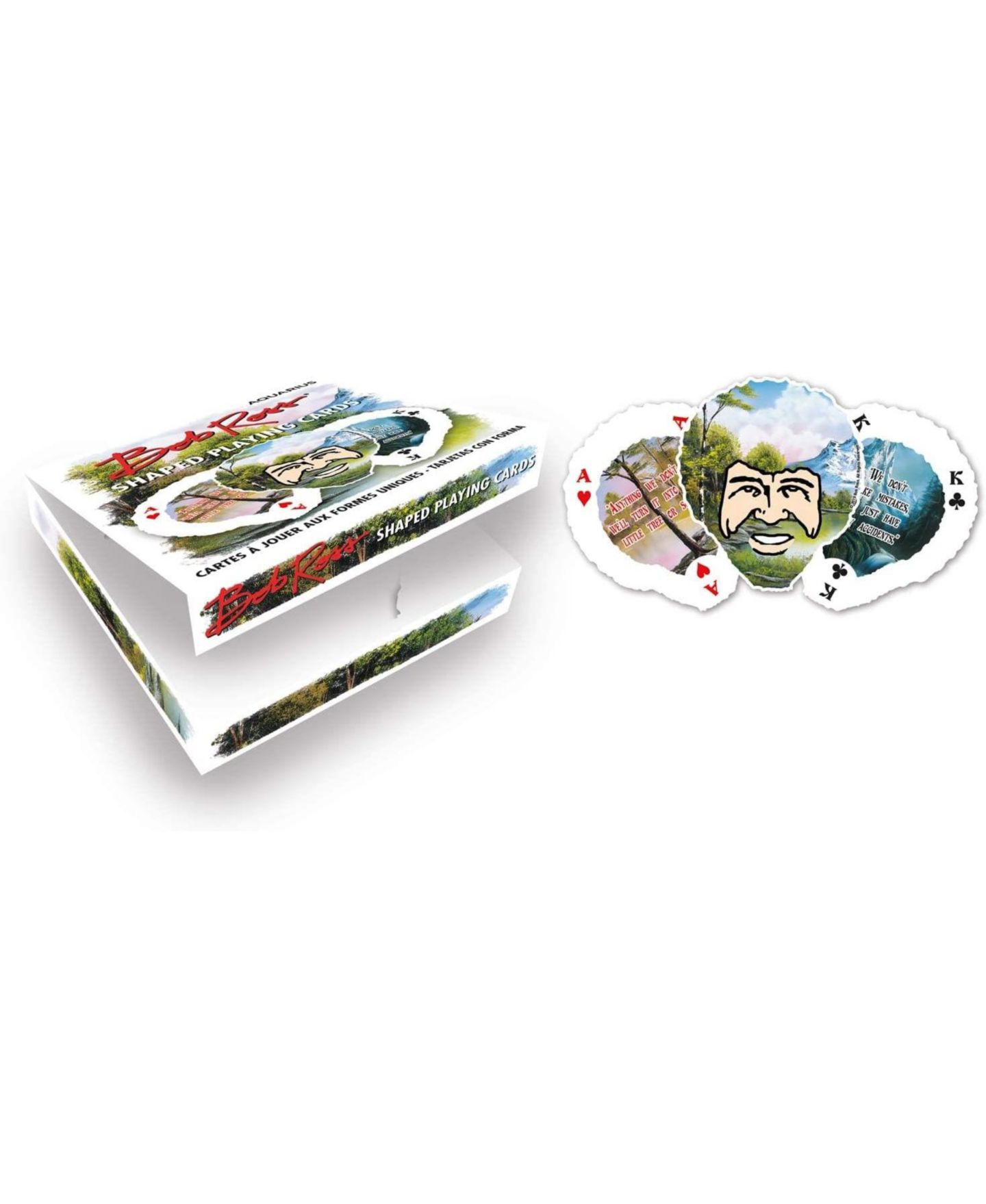 Детские игрушки NMR Distribution Bob Ross 54-Piece Playing Cards, Ages 3+ — фото 1