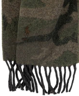 Men's Camo Jacquard Scarf
