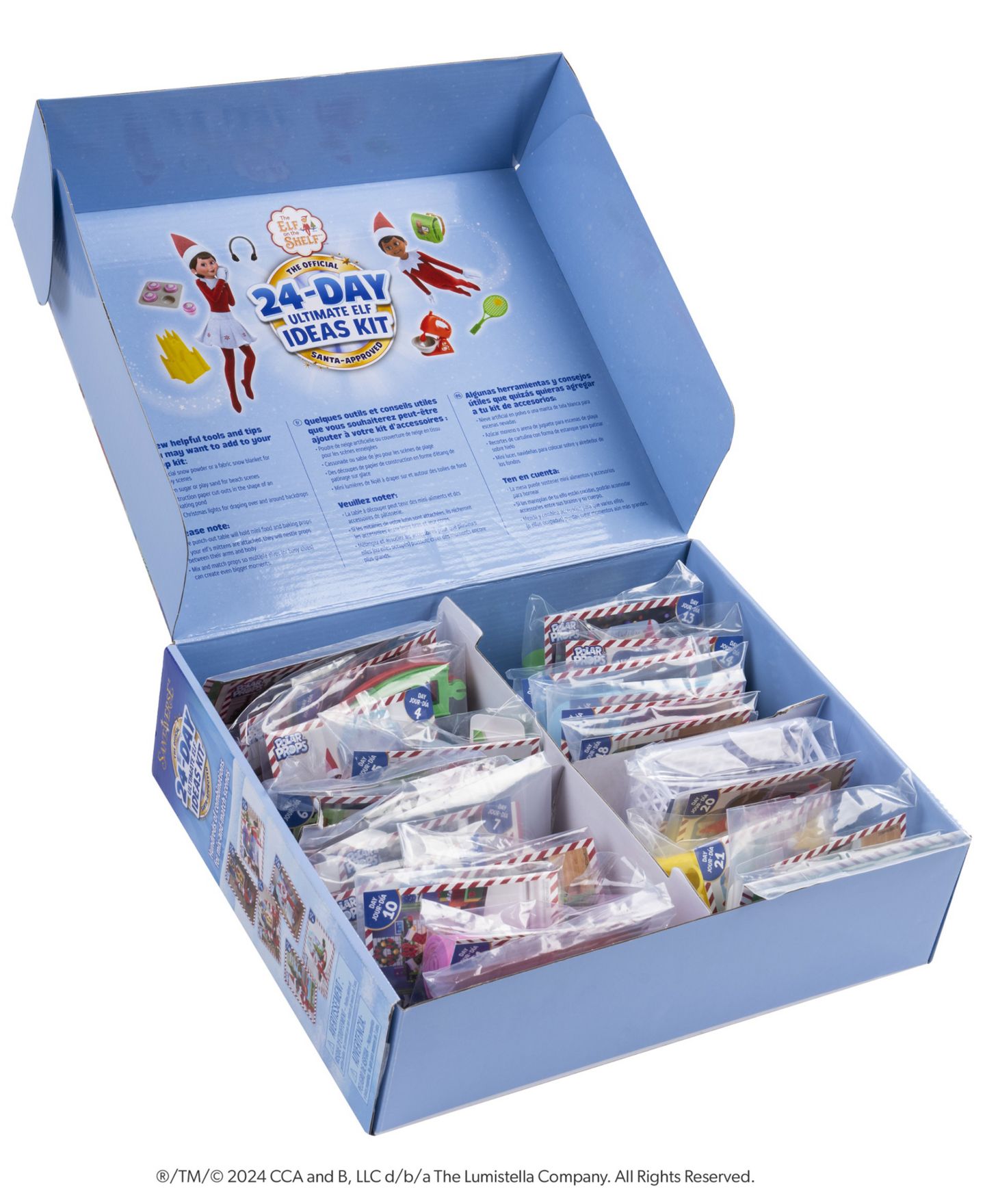 Детские игрушки Elf on the Shelf Polar Props 24-Day Ultimate Elf Ideas Kit, цвет: Разноцветный — фото 3