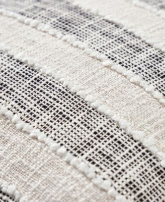 Ariel Fringe Stripe Decorative Pillow, 20" x 20"