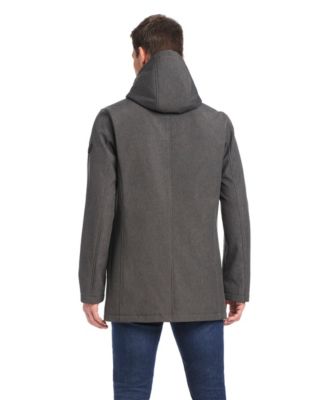 Men's Hooded Softshell Anorak Jacket