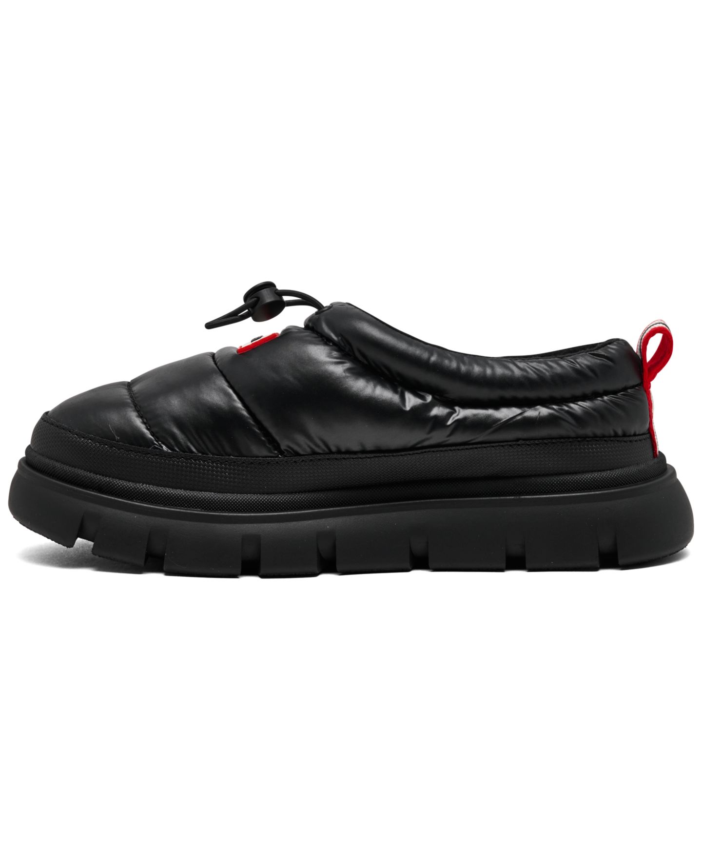 Женские сабо Hunter Madi Insulated Water Resistant Slip-On Mules, цвет: Чёрный — фото 3