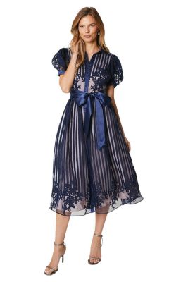 coast organza shirt dress Coast Women's Printed Organza Shirt Dress