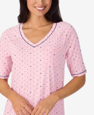 Elbow-Length Moisture Wicking Sleep T-Shirt