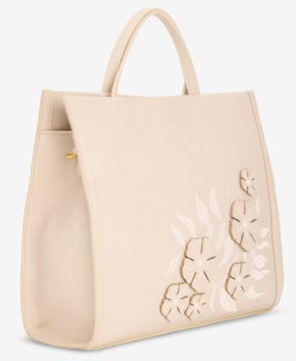 Applique Floral Boxy Tote, Exclusively at Macy's 