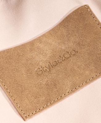 Stud Nubuck Medium Soft Satchel Bag, Macy's Exclusive