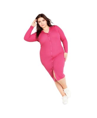 Women's Plus Size Scarlett Rib Dress