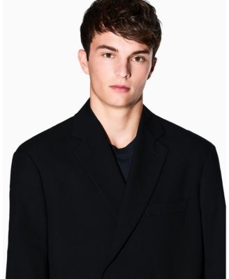 Men's Night Lab Wool Double Breasted Blazer