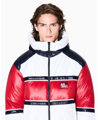 Men's Color Block Puffer Jacket