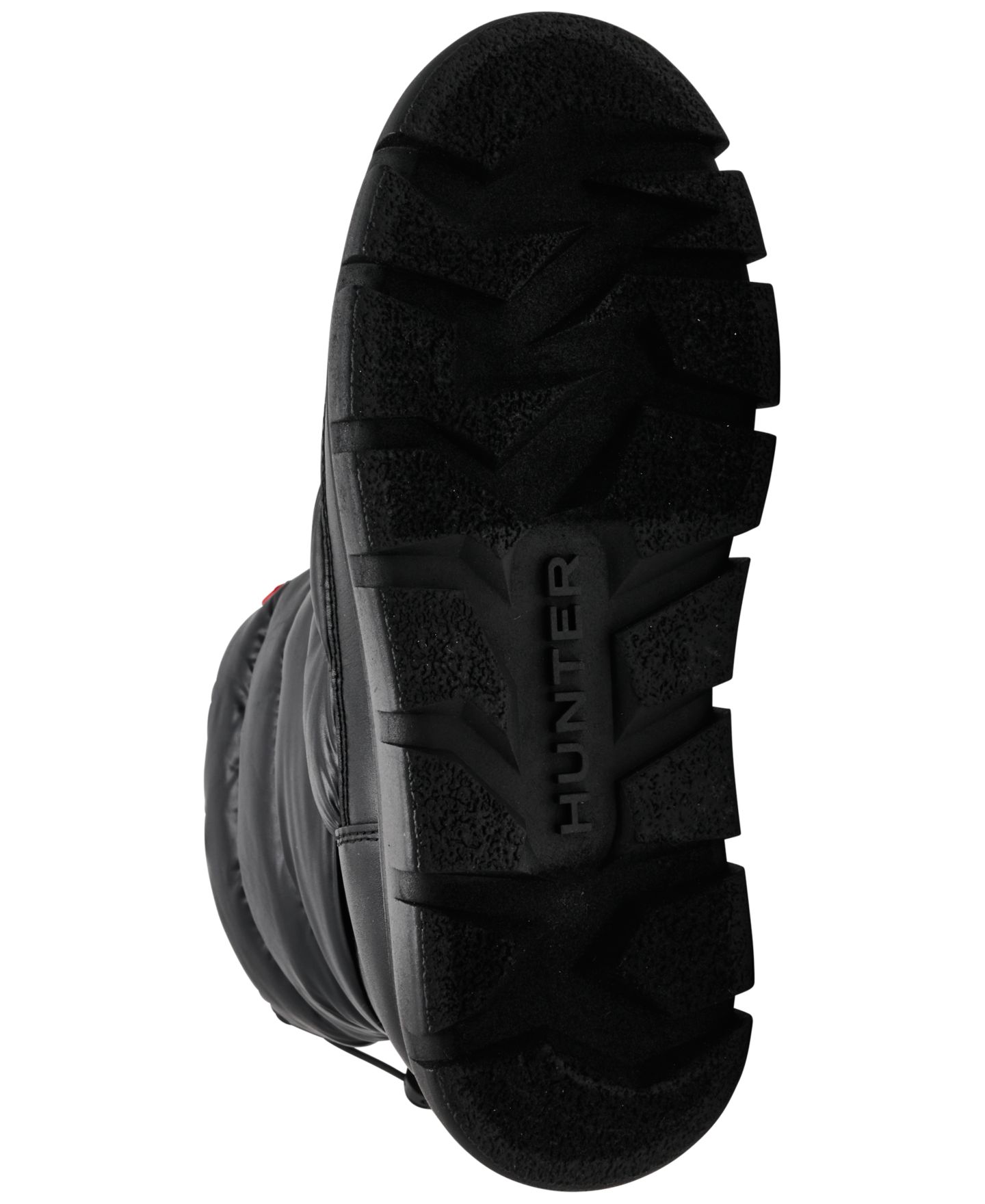 Женские ботинки Hunter Maribel Lug Sole Insulated Waterproof Snow Booties, цвет: Чёрный — фото 6