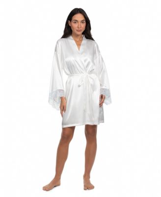 Women's Bridal Satin Wrapper