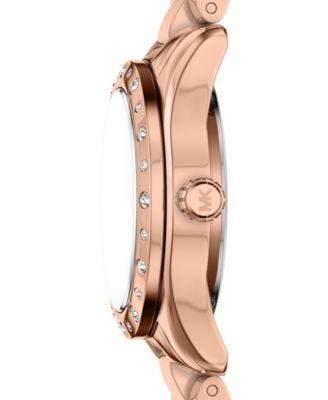 Women's Lexington Three-Hand Rose Gold-Tone Stainless Steel Watch and Jewelry Set, 26mm