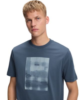 Men's Printed Artwork Cotton-Jersey T-Shirt