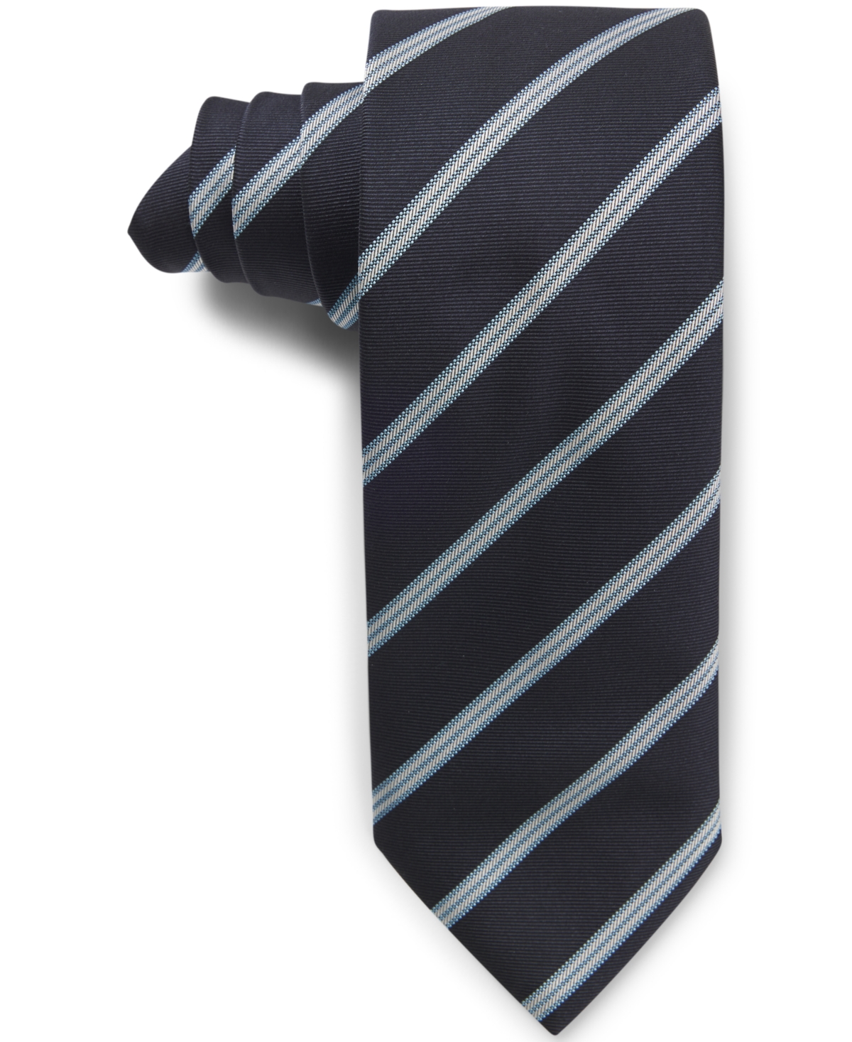 Boss by Hugo Boss Men's Diagonal Stripe Silk-Blend Tie