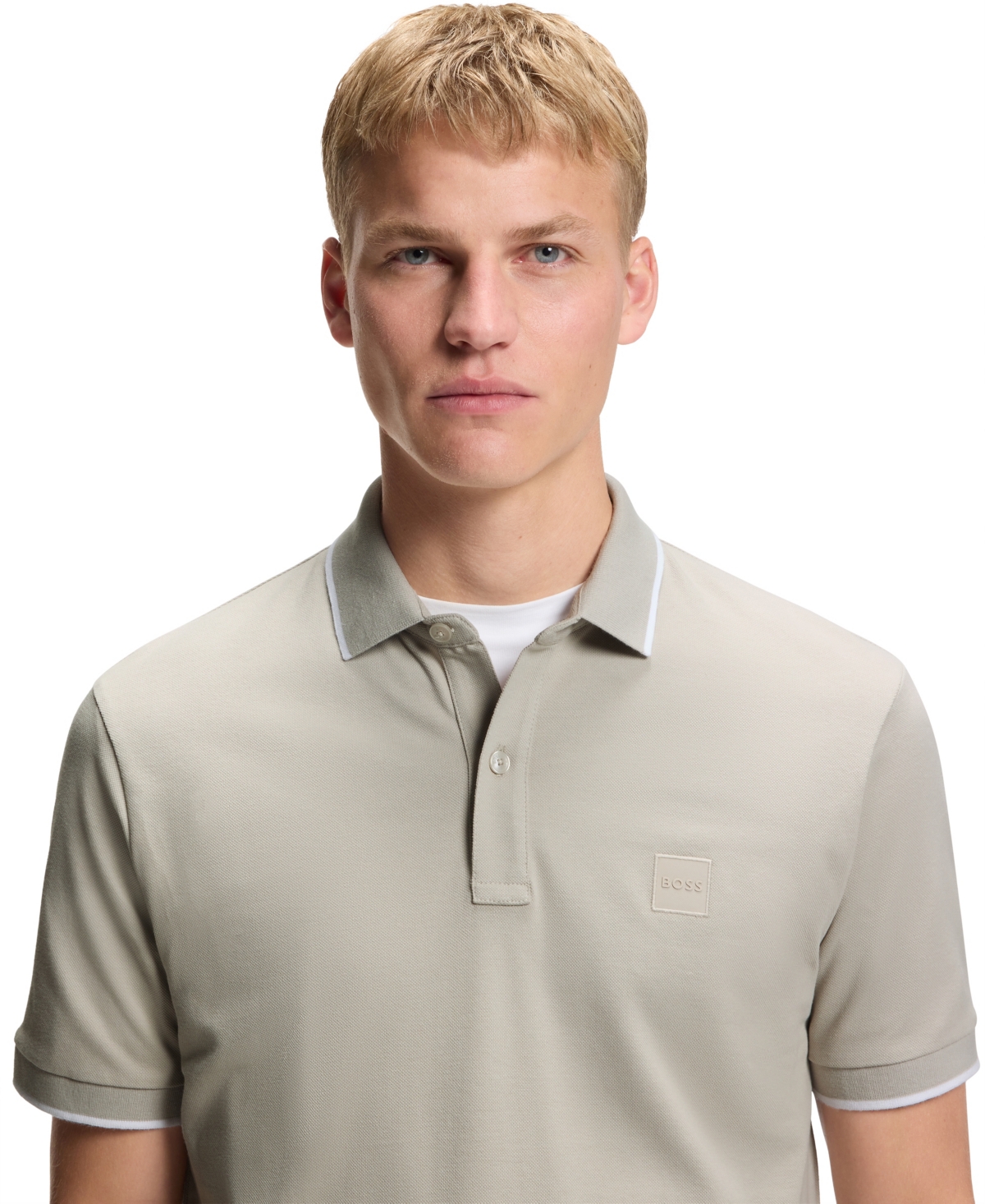 Boss by Hugo Men's Slim-Fit Pique Polo