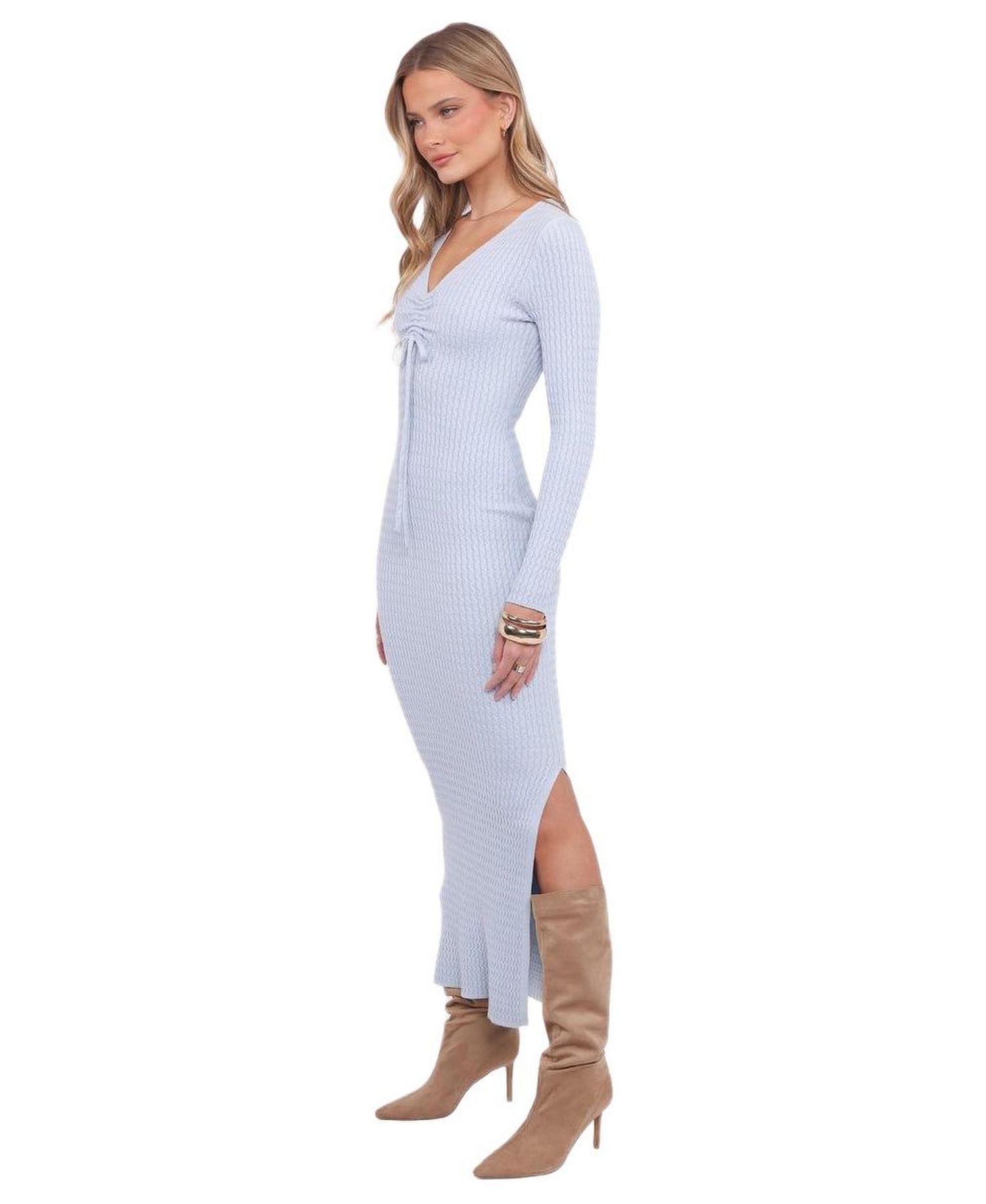 Women's Irene Long Sleeve Midi Dress