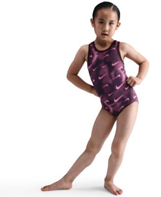 Nike Gymnastics - Girls' 7-16 Smoky Swoosh Leotard